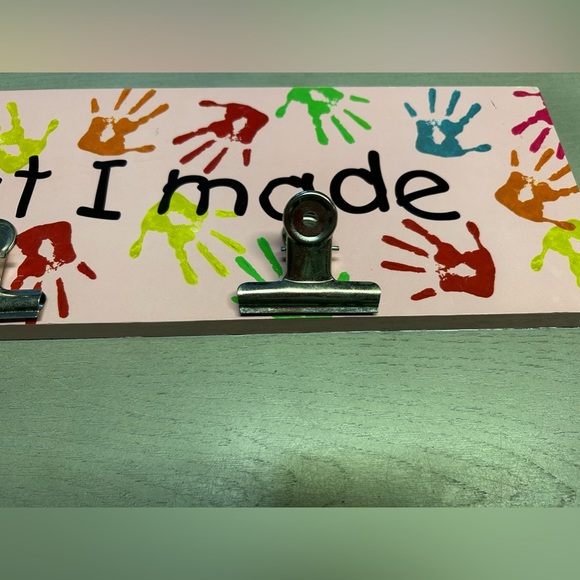 Children’s Art Display Plaque Wall Decor Kids Bedroom Classroom Decor Art Hanger - Picture 2 of 16